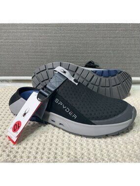 Spyder Ranger Sandals Water Black Clog Style Slip On Men US 10
